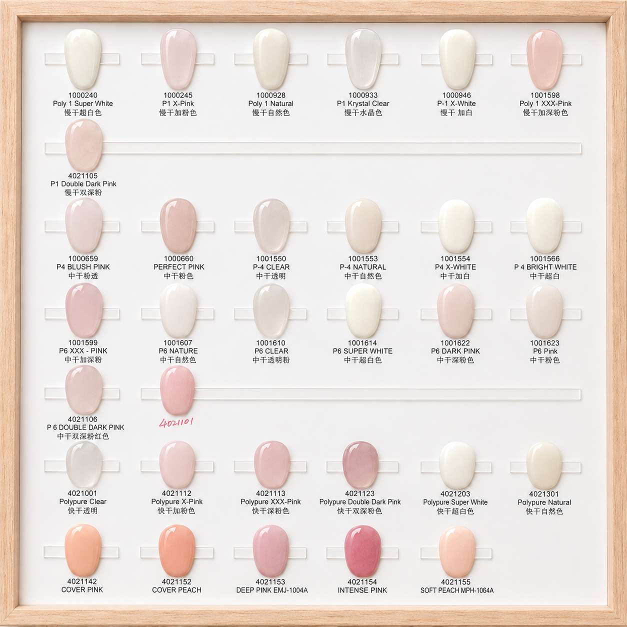 1KG Acrylic Powder - Basic Color Collection
