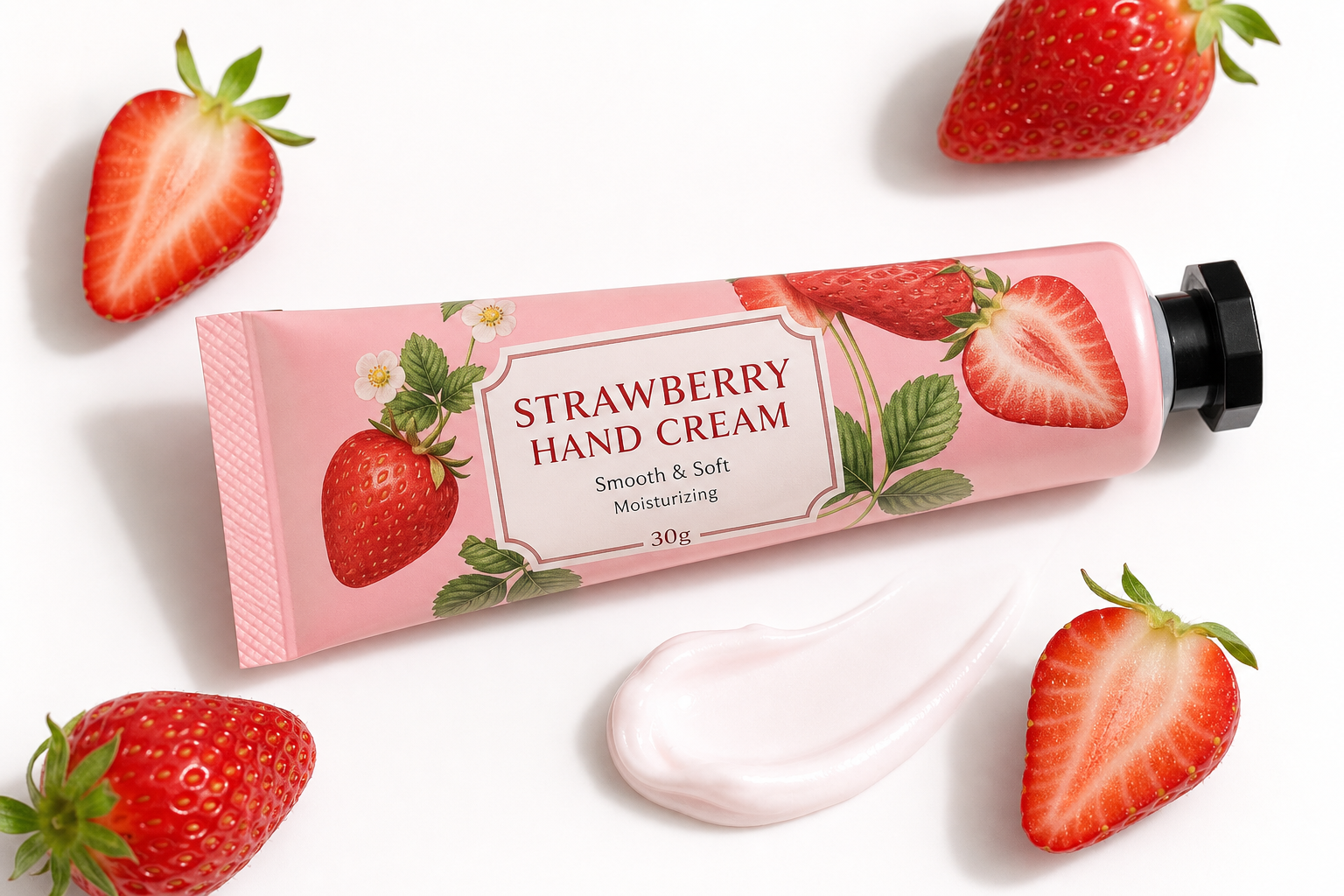 Strawberry Hand Cream 30g private label product