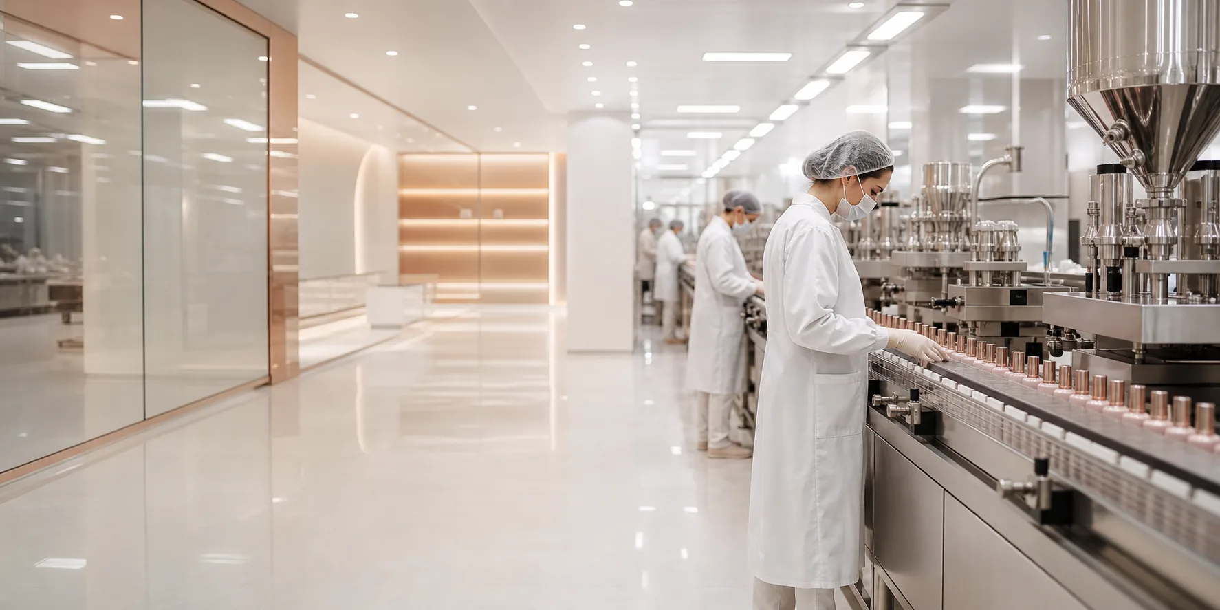 Modern nail product factory filling line