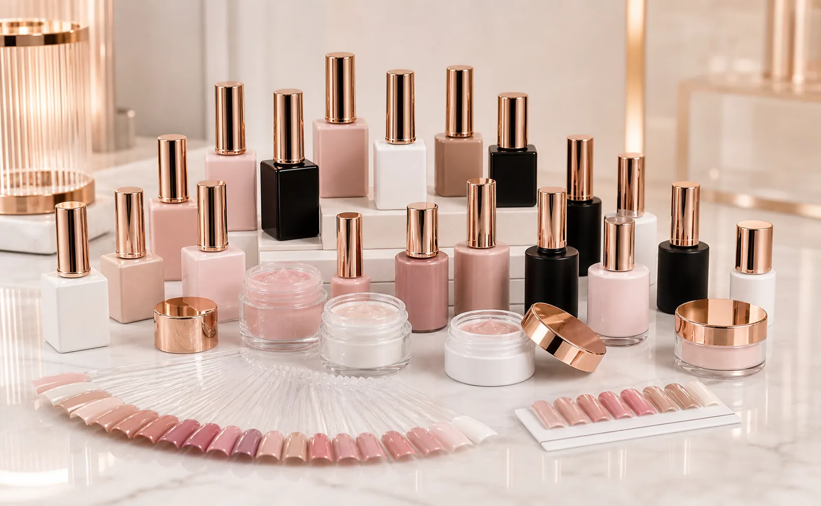 Private label gel polish bottles
