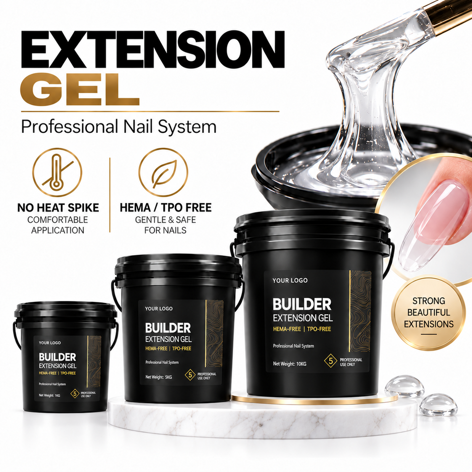 HEMA-free TPO-free builder hard gel