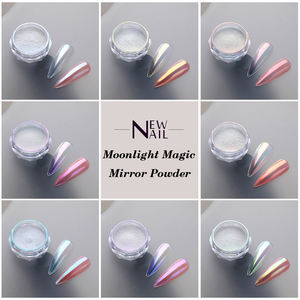 NEW NAIL Moonlight Aurora Chrome Powder color collection