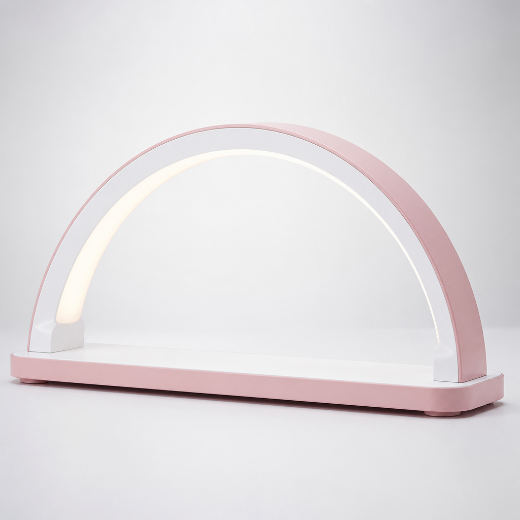 72W Half Moon LED Nail Lamp for professional nail salon tables