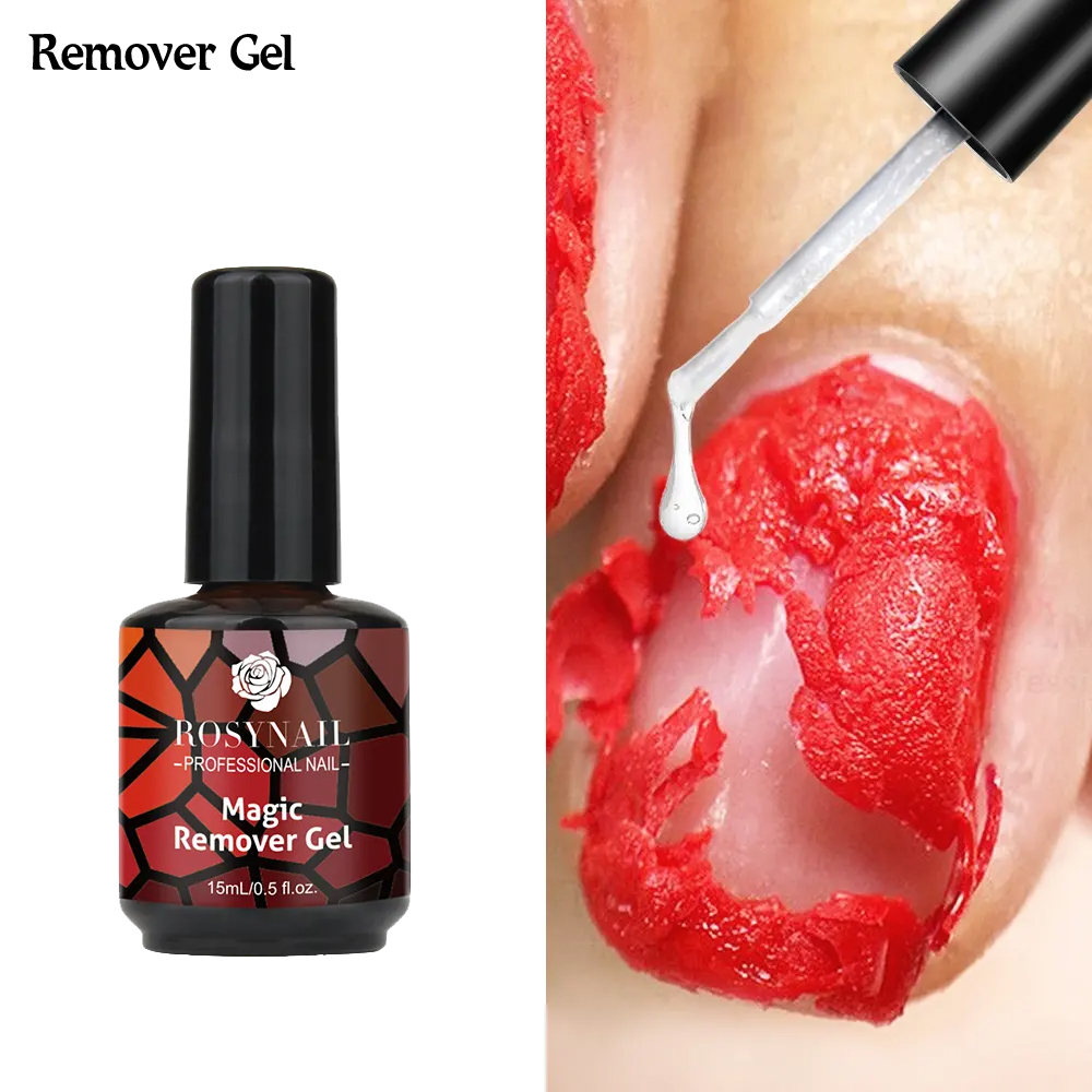 Complete view of 15ml Magic Remover Gel and application